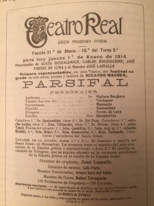 PARSIFAL ESTRENO 1914 TR