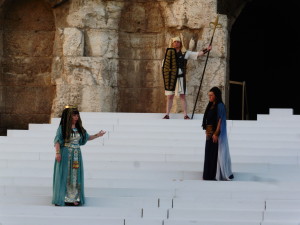 Costea y Gabouru en un ensayo