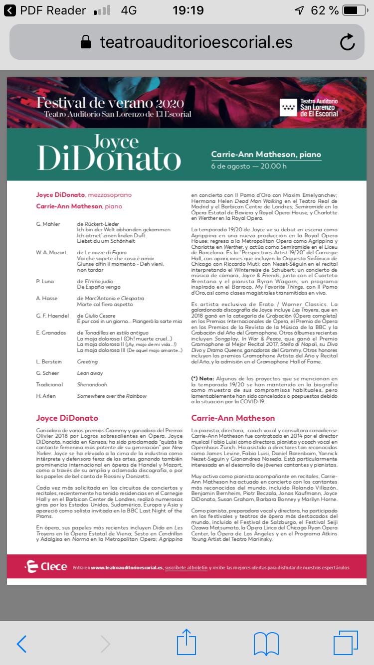 DiDonato Escorial-programa