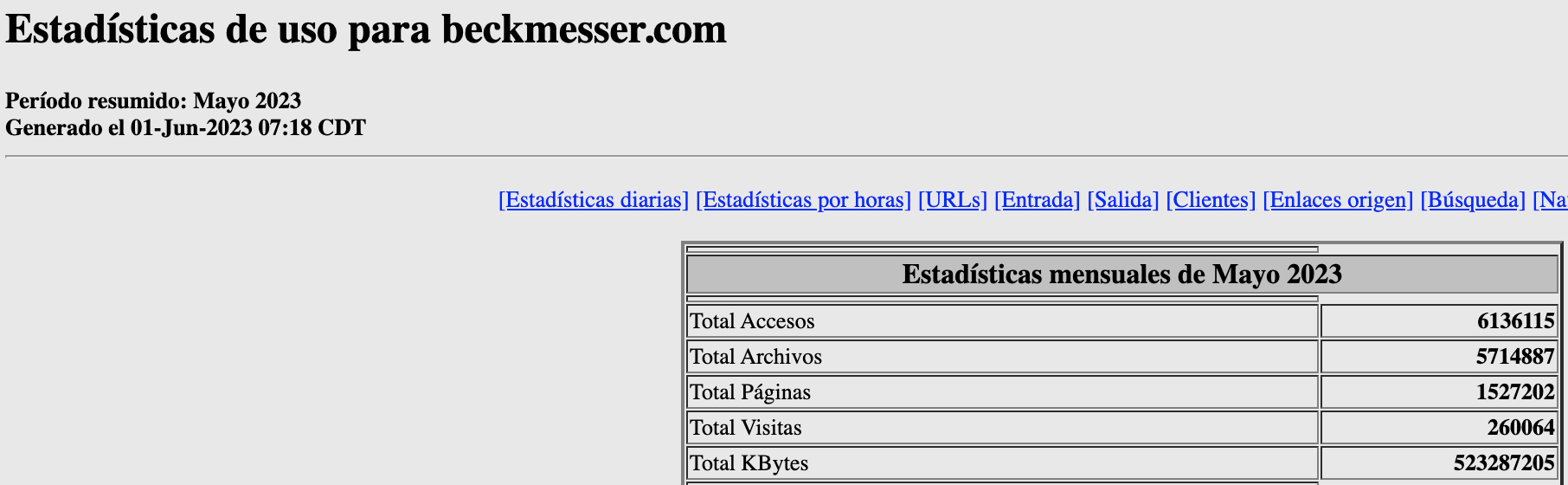 Estadisticas-beck-datos- mayo-2023