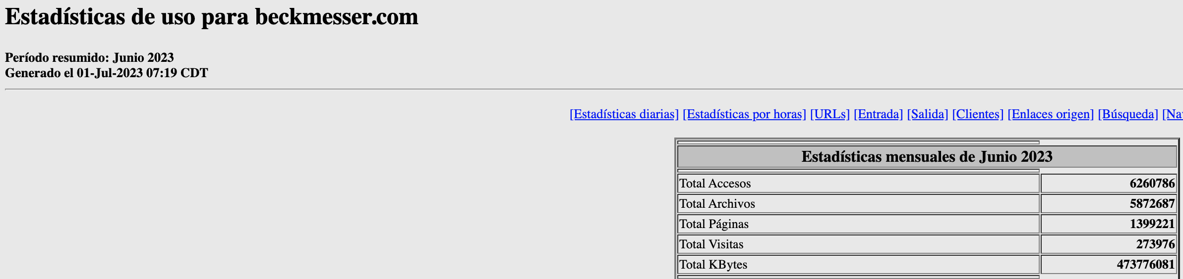 Estadisticas-beck-datos- junio-2023