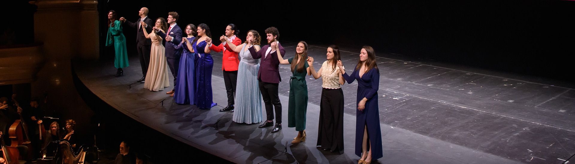 LA MIES ES MUCHA62 Concurso Tenor Viñas. Artistas galardonados. Orquesta titular del Teatro Real. Director; Daniel Montané. Madrid, Teatro Real, 6 de abril de 2025.