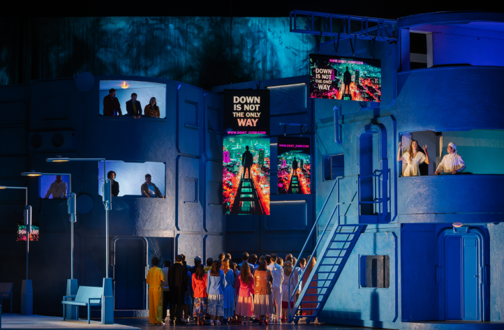 Capitales imperiales (2), Budapest (3): Idomeneo modernizadoIdomeneo, re di Creta, música de Wolfgang A. Mozart y libreto de Giambattista Varesco, basado en la tragedia Idomeneo de Prosper Jolyot de Crébillon. Szabolcs Brickner, Artúr Szeleczki, Zita Szemere, Laura Topolánszky, Ninh Duc Hoang Long, Kornél Halmai. Magyar Állami Operaház Zenekara. Magyar Állami Operaház Énekkara. Magyar Nemzeti Balett. András Almási-Tóth, director de escena. Gábor Csiki, director de coro. Adam Cser, director musical. Magyar Állami Operaház (Ópera Nacional de Hungría), Budapest, 1 de junio 2025.