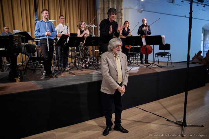 RECUERDOS Y CITASObras de Stravinski, Berio, Guerrero, Boulez y García Román. Lluïsa Espigolé, piano, Annette Schönmuller, mezzo. Miembros de la Orquesta Ciudad de Granada. Dirección: Nacho de Paz. Crucero del Hospital Real, 13 de julio de 2025. Festival de Granada.