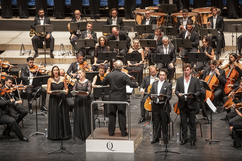QUINCENA MUSICAL DONOSTIARRA, Orquesta de Valencia, Orfeón Donostiarra, solistas