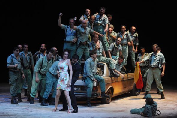 La ópera de Viena acoge el montaje de la "Carmen" de Bieito