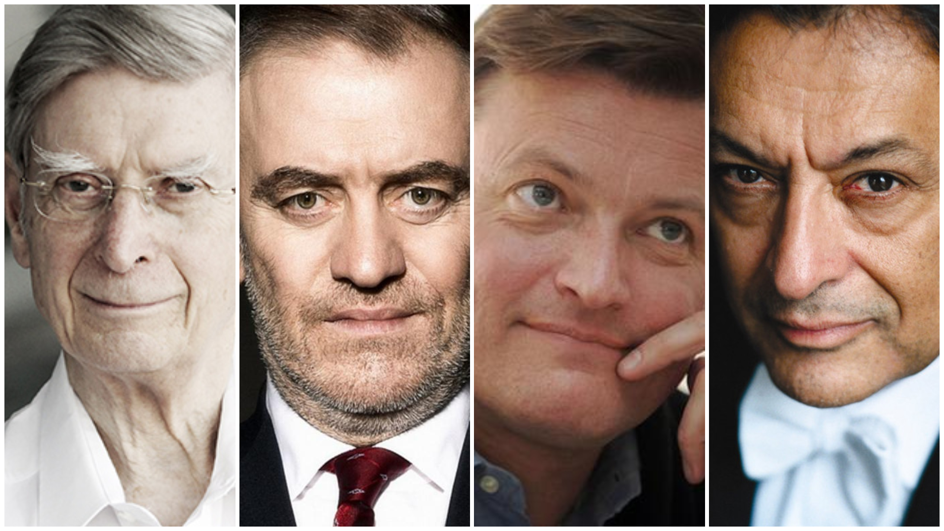 Blomstedt, Gergiev, Thielemann, Mehta, Filarmónica de Viena