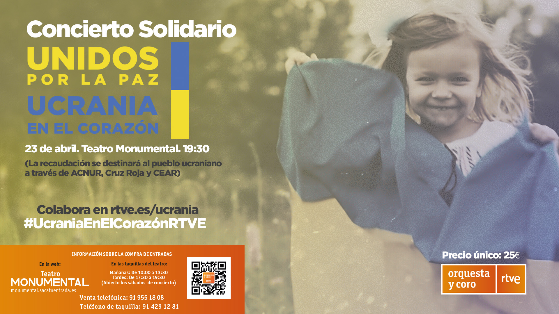 Concierto solidario por Ucrania. Orquesta RTVE