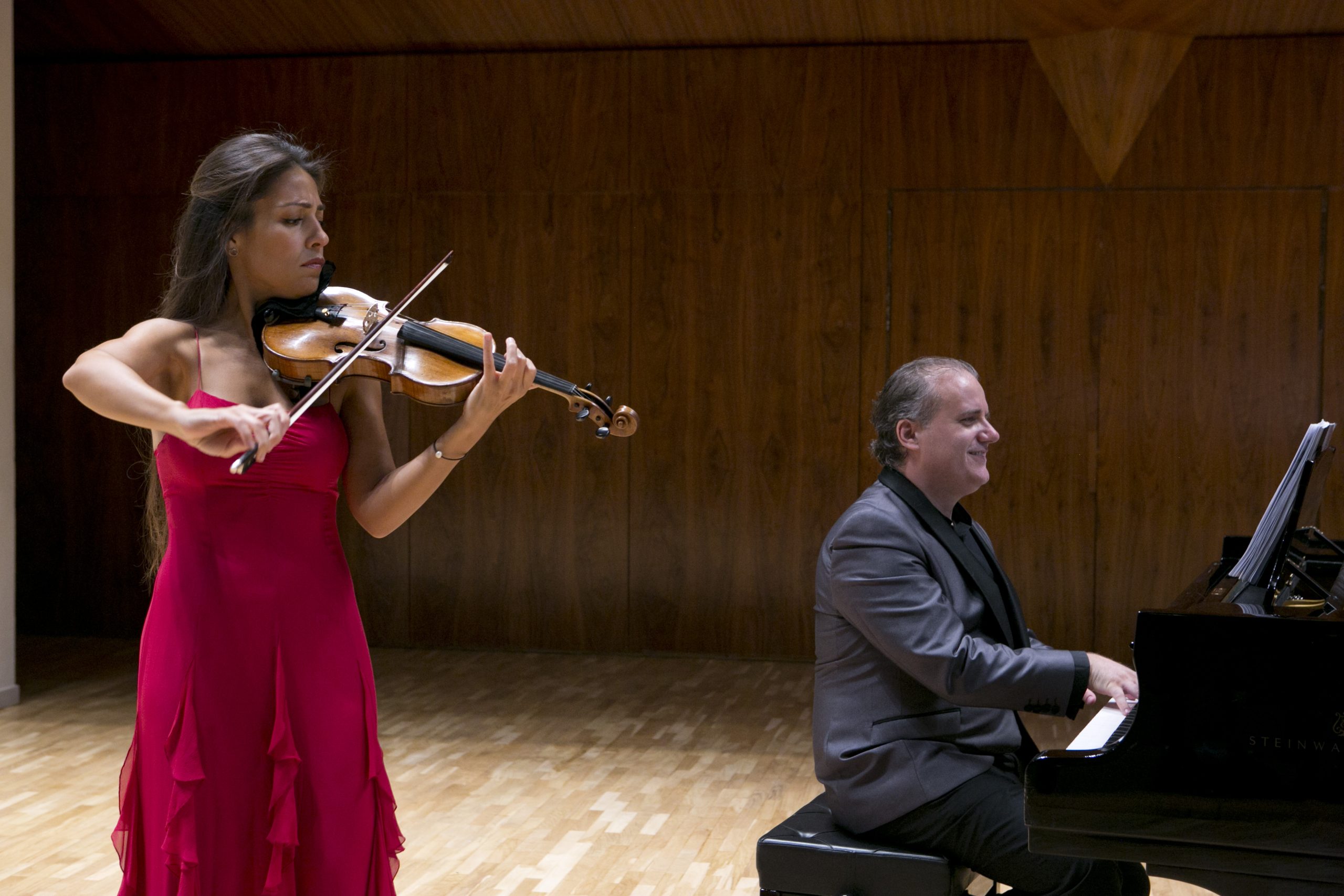 Leticia Moreno y Josu de Solaun en el Liceo de Cámara XXI del CNDM